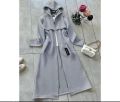 Trendy Oversize Long Hooded Coat For Womens Korean Long Coats For Girls Winter Jackets Winter Coats Fleece Upper Warm Fleece Stuff For Winters. 