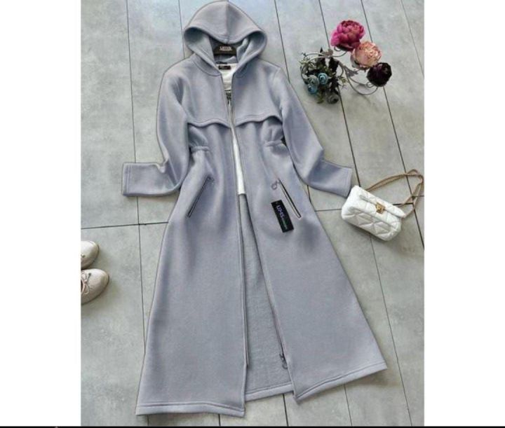 Trendy Oversize Long Hooded Coat For Womens Korean Long Coats For Girls Winter Jackets Winter Coats Fleece Upper Warm Fleece Stuff For Winters