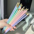 5 Pairs Dishwasher Safe Fiberglass Chopsticks Set,9.57 Inch Reusable Japanese Chinese Chopsticks , Non-Slip, Easy to Use. 