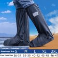 S-XXL High Tube Waterproof Anti-Slip Rain Boot Shoes Cover Cycling Hiking Reusable Rain Snow Overshoes Shoes Pant Protectors. 