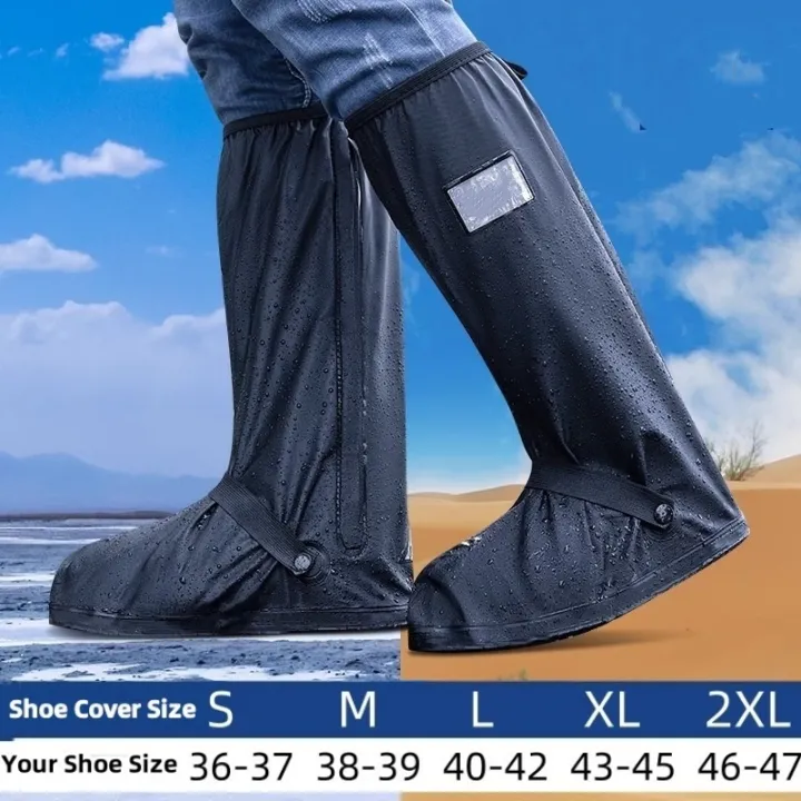 S-XXL%20High%20Tube%20Waterproof%20Anti-Slip%20Rain%20Boot%20Shoes%20Cover%20Cycling%20Hiking%20Reusable%20Rain%20Snow%20Overshoes%20Shoes%20Pant%20Protectors%20-%20Image%207