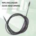 1/2/3/4/5/8/10Meter Drain Cleaner 10mm Dia Pipe Unclog Spring Anti-Rust Sewer Sink Basin Pipeline Clogged Remover Dredging Tool. 