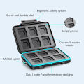 ORICO SD Memory Card Storage Case Micro SD Card Storage Holder Case Waterproof Soft Lining for HDD/CF/SD Card Holder Organizer. 