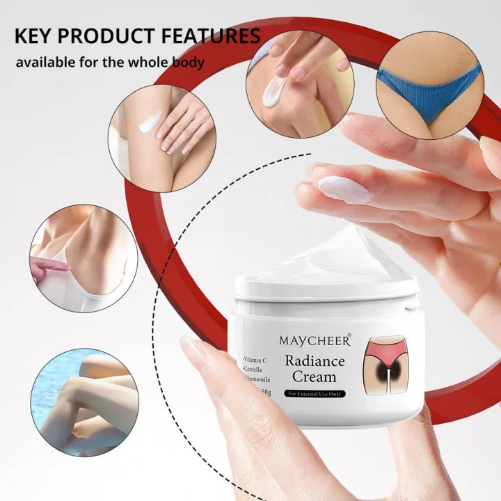 50g%20Radiance%20Cream%20-%20Contains%20Vitamin%20C,%20For%20Private%20Parts,%20Underarm,%20Joints,%20Improve%20The%20Look%20Of%20Melanin,%20Illuminating%20Butt%20Thigh%20Inner%20Skin,%201.76Oz%20-%20Image%205
