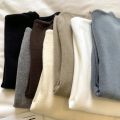 2026 Solid Sweater Women Half Turtleneck Knitted Pullovers Harajuku Korean Soft Warm Knitwear Autumn Winter Fashion Slim Jumpers.