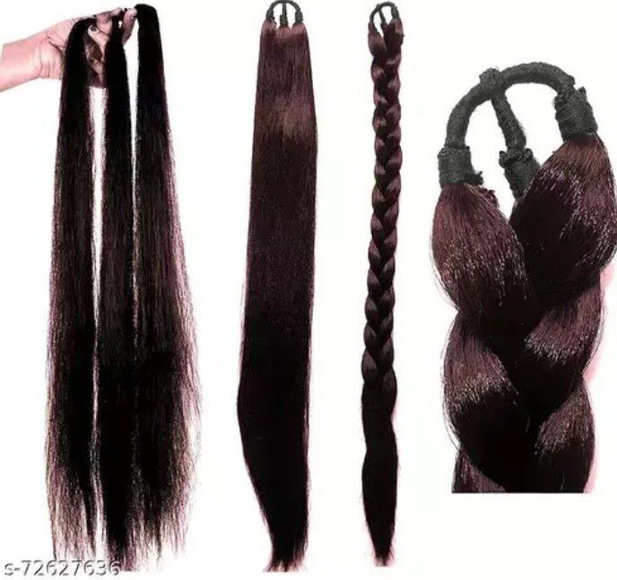 Straight Hair Extensions Wig /natural back Hair braids/ False Hair/ Fake Hair