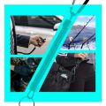 Spring Coil Keychains,Retractable Wrist Strap Safety Rope,8.46" To 47" Extendable,with Carabiner and Ring.