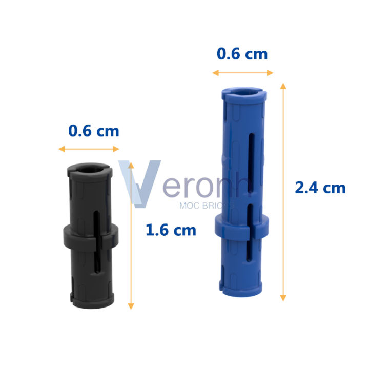 200%20PCS%20Technical%202L%203L%20Pin%20with%20Friction%20Ridges%202780%206558%20Brick%20Compatible%20All%20Brand%20High-Tech%20Building%20Block%20MOC%20Replace%20Parts%20-%20Image%202