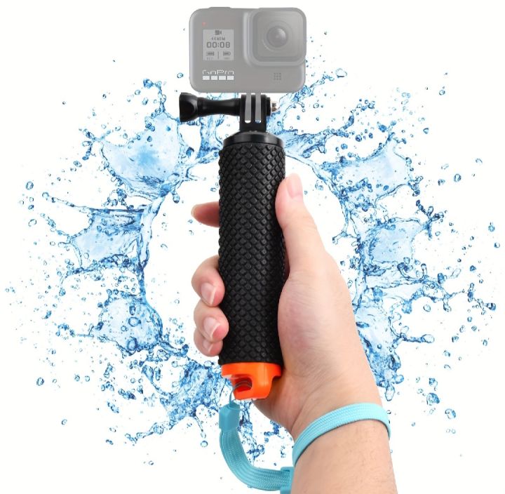 Floating Hand Grip for Go Pro Hero 10 9 8 7 6 5 4 Black for DJI Action Insta360 for Xiaomi Yi 4K Hand Mount Float Accessory