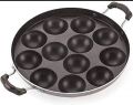 12 Cavities Non Stick Appam Patra with Lid and Side Handle/ kulipaniyaram pan nonstick.... 