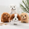 Baby Toy Dog That Walks Barks Tail Wagging Plush Interactive Electronic Pets Puppy Montessori Toys for Girls Boys Christmas Gift. 