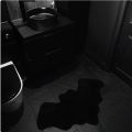 Halloween Decoration Bat Shaped Bathroom Rug Black Non Slip Floor Mat for Living Room Halloween Indoor Decor Carpet Prop.