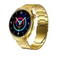 Tech & Trove Watch 4 Pro Golden Edition Smartwatch – Advanced Bluetooth Calling, Wireless Charging,HD Round Display, Sports & Fitness Modes, Heart Rate & Sleep Monitor, IP67 Waterproof, Compatible with Android and iOS. 