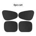 Car Side Window Sunshade, Electrostatic Adsorption Sun Shade Curtain, Anti-Glare UV Protection Heat Shield for Cars. 