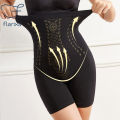 Flarixa Women's Seamless Postpartum Super High Waist Tummy Control Underwear Butt Lifter Square Leg Shorts Shapewear Body Shaper. 