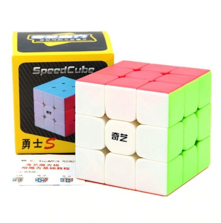 QiYi Warrior Speed Rubik's Cube 3×3 Smooth Magic Cube puzzles Toy's