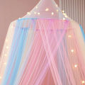 Rainbow Bed Canopy Polyester Mosquito Net Princess Bed Curtains from Ceiling Bedroom Decor for Girls. 
