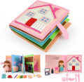 Montessori Quiet Books for Toddlers, Soft Activity Busy Book,Felt Cloth Book,Sensory Travel Toy with Learning Activities.