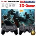 Game Stick X2 Plus 64GB 37,000 Plus Games 4K Game Stick 3D HD Retro Video Game Console 2 Wireless Controller 30 plus Emulator For PS1/N64/DC MORE. 