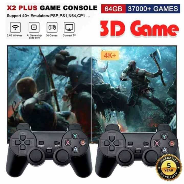 Game%20Stick%20X2%20Plus,%20X2%20pro%2064GB%2037,000%20Plus%20Games%204K%20Game%20Stick%203D%20HD%20Retro%20Video%20Game%20Console%202%20Wireless%20Controller%2030%20plus%20Emulator%20For%20PS1/N64/DC%20MORE%20-%20Image%203