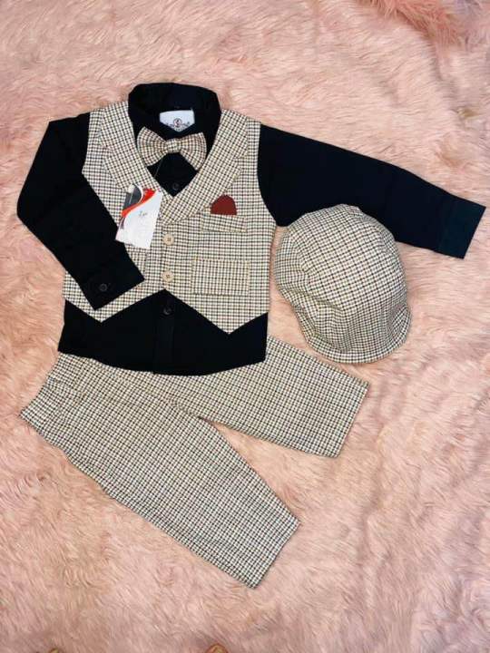 Party%20dress%20set%20for%206%20month%20to%207%20years%20baby%20boy%205%20pcs%20set%20(%20full%20shirt%20,%20full%20pant%20,%20vest%20,%20cap%20Nd%20bow%20tie%20)%20-%20Image%202