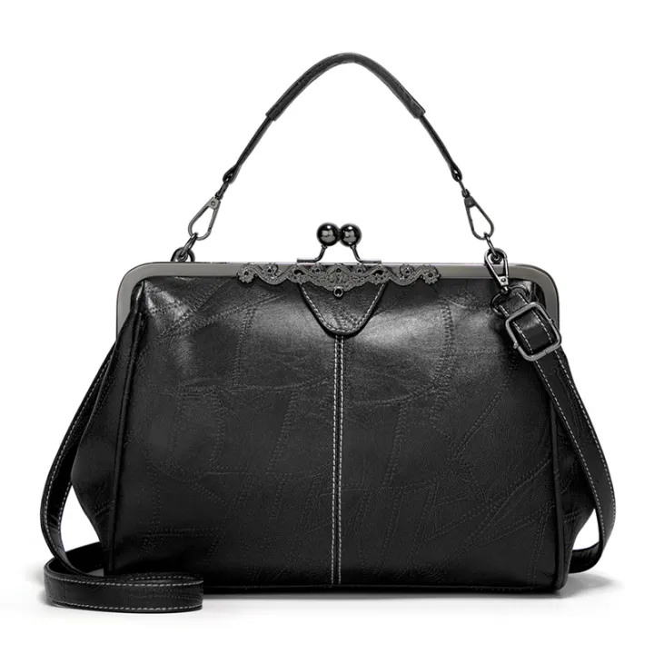 Shoulder%20Bags%20Women%20Retro%20Frame%20Purses%20Girls%20Crossbody%20Messenger%20Bag%20Small%20handbags%20for%20Phone%20Party%20Faux%20Oil%20Leather%20Clip%20Bag%20-%20Image%208