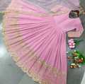 Heavy Sequence Embroidered Daman and Sleeves full long Length Maxi with Sequence Emb Dupatta 3PCs. 
