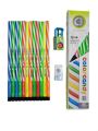 Doms C3 Color Candy Super Dark HB Graphite Pencil Box 12 Pcs Pack.