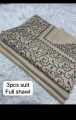 Winter Pashmina Wool 3 Piece Unstiched suit for Women/Girls. 