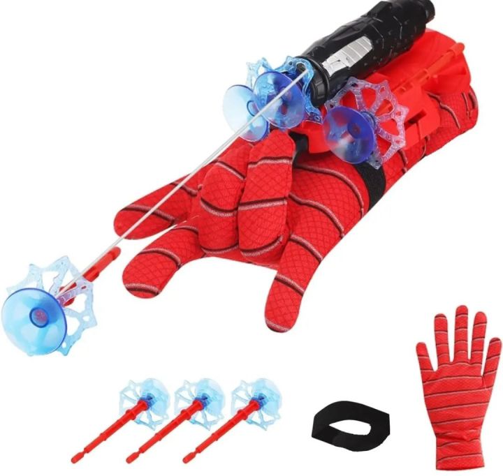 Spiderman Action Toy Figure Web Toy Shooter Set For Kids Super Heroes and Collectibles