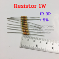 1W resistor resistor 1W 1R 1.2r 1.5R 1.8r 2R 2.2r 2.7r 3R 1 ohm 1.2 Ohm 1.50 Ohm 1.80 Ohm 2R Ohm 2.20 Ohm 3 Ohm fault value +-2.7 resistors.. 