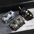 RZMA G-M303 Motorcycle Brake Caliper with Dual-Lip Seals & Active Cooling - CNC Billet Aluminum 4-Piston, High-Performance (40%.