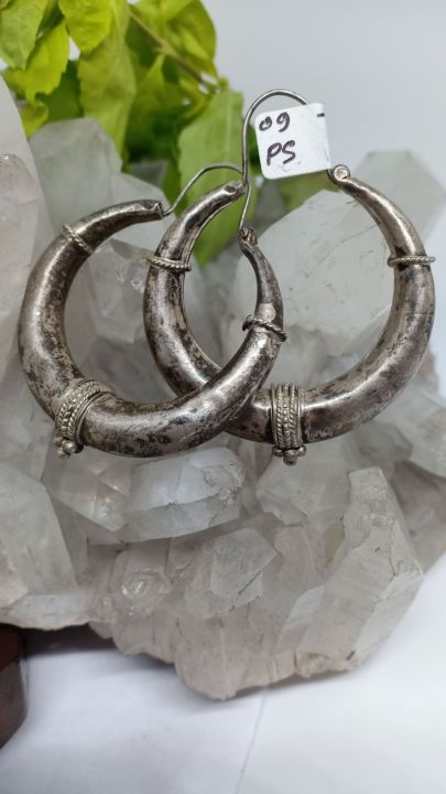 Silver%20Marwadi%20Earring%20Plain%20Guli%20Design%20for%20Women%20-%20Image%203