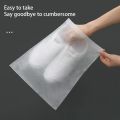 10pcs/20pcs Shoes Storage Bag Closet Organizer Non Woven Travel Portable Dust Proof Pocket Clothing Classified Hanging Bags.