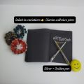 Customised black diary/ Black diary/ Friends gifts diary/ Black journal. 