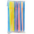 Multicolor Disposable Plastic Straw-100 Pcs. 
