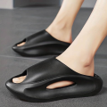 Men's Cloud Slides, Casual Non Slip Slippers, Open Toe Shoes For Indoor Outdoor Beach Shower, Spring And Summer. 