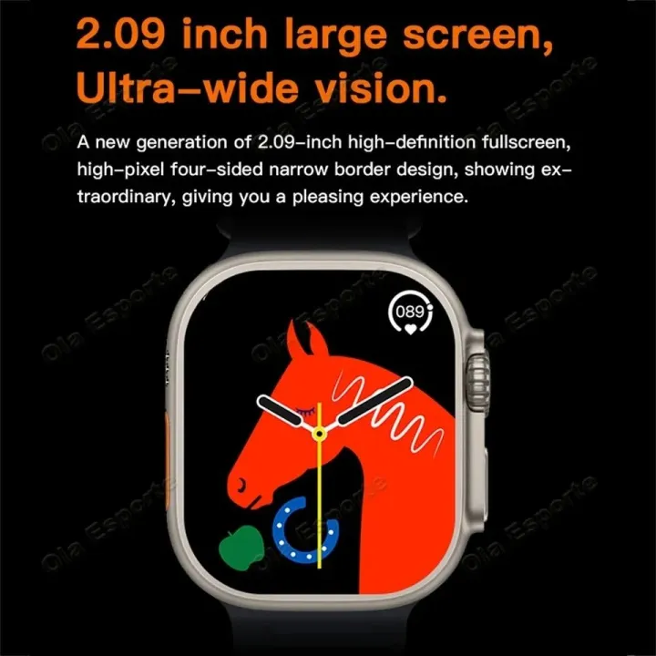 T10%20Ultra%20Smartwatch%202.09inch%20HD%20Big%20Screen%20Magnetic%20Wireless%20Charging%20Wacth%208%2049mm%20Smart%20Watch%20Bluetooth%20Call%20Sleep%20Monitor%20Men%20Women%20Watch%20-%20Image%203