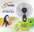 Remote Wall Fan with 5 Blade - 16 inch. 