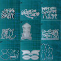 bow metal cutting dies mold Scrapbooking decoration paper craft knife mould blade punch template Embossing stencils.