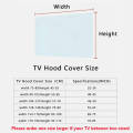 LCD TV Kap Stofkap Effen Kleur Elastische Televisie Decoratieve Cover Doek Universeel Voor 32/42/46/55/69/76/85 Inch Tv Covers.