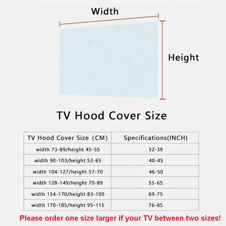 LCD%20TV%20Kap%20Stofkap%20Effen%20Kleur%20Elastische%20Televisie%20Decoratieve%20Cover%20Doek%20Universeel%20Voor%2032/42/46/55/69/76/85%20Inch%20Tv%20Covers%20-%20Image%206