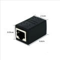 RJ45 Female to Female Port Network Ethernet LAN Splitter Connector Transfer Head RJ45 Adapter Coupler CAT5 CAT6 Socket. 
