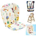Baby Cushion for High Chair, Baby Stroller Seat Cushion, Cute Animal Pattern Cushion Soft Double-Sided Thick Cushion Breathable. 