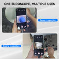 HD1080P TYPE-C Dual Endoscope Direct Connect IPhone Android Phones Industrial USB Pipe Inspection Borescope Camera Waterproof. 