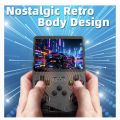 Retro Handheld Game Console, Open-Source R36S with 3.5" IPS Screen, Linux System, Portable Gaming & Entertainment Device, Includes 64G/128G TF Card (Black, 64GB). 