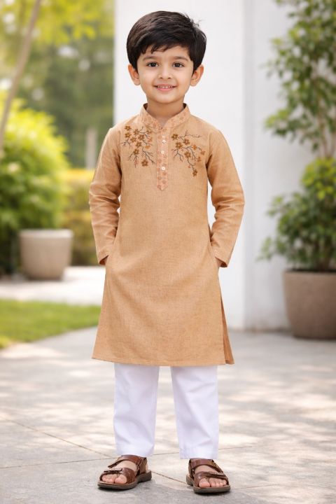 Eid special 2025 baby Digital print febric panjabi set (2-10 years)