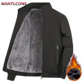 Thick Fleece Jacket Men Windproof Men's Winter Coat Blazer Autumn Winter Warm Men's Jacket Windbreak Casual Business Coat L-3XL. 