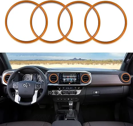 For%202016-2023%20Tacoma%20A/C%20Vent%20Ring%20Outer%20Cover%20Air%20Conditioning%20Outlet%20Trim%20Decoration%20Toyota%20Tacoma%20Accessories%204%20Piece%20Kit%20-%20Image%207