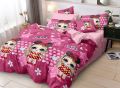 King Size Double  Cotton Bedsheets for Kids Room  Cartoon Printed Bedsheets. 